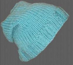 beanie-slouchy-ribbed-brim-turquoise-blue