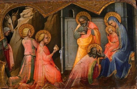 Predella Panel - The Adoration of the Magi